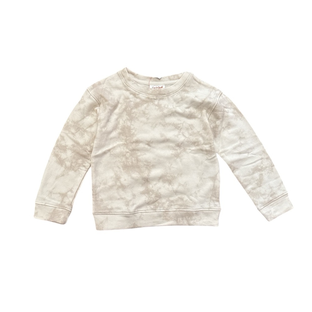 Cat & Jack Cream Sweatshirt Soft Knit Casual